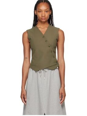 The Frankie Shop asymmetric Vest